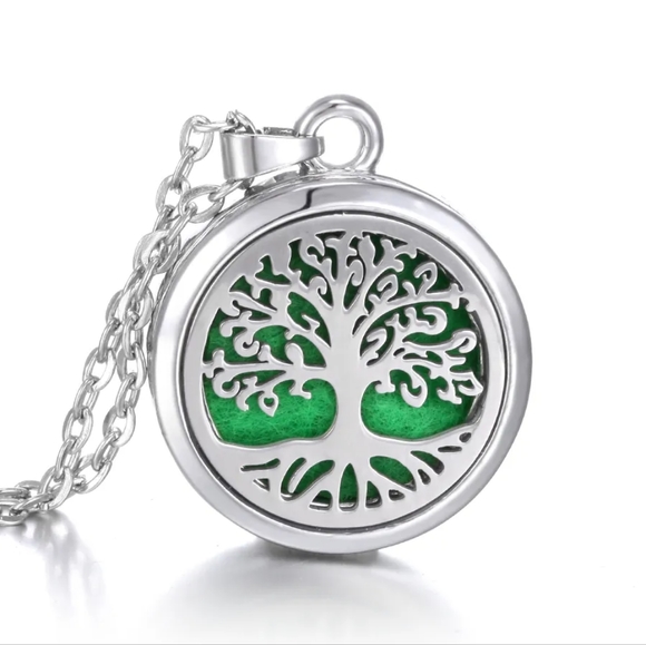 Aromatherapy Tree Of Life Necklace - Picture 4 of 4